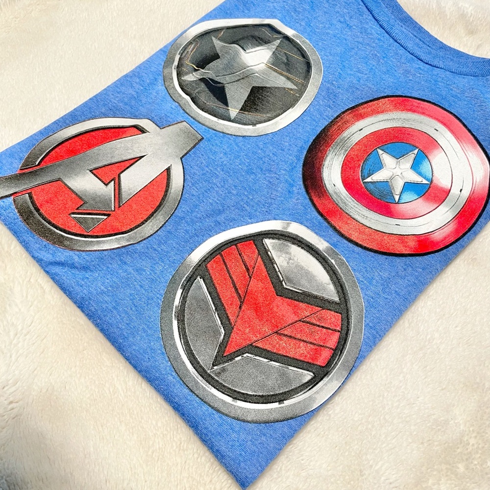 NEW Boy’s Marvel Falcon and Winter Soldier Tee - Picture 7 of 9